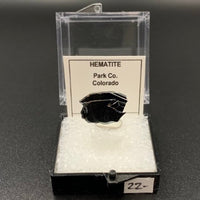 Hematite #1 Thumbnail Specimen (Park Co., Colorado, USA)
