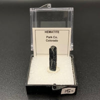 Hematite #3 Thumbnail Specimen (Park Co., Colorado, USA)