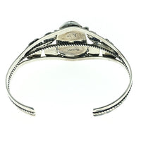 Spiny Oyster Shell Organic Natural Gemstone Native American Navajo Sterling Silver Bracelet Cuff