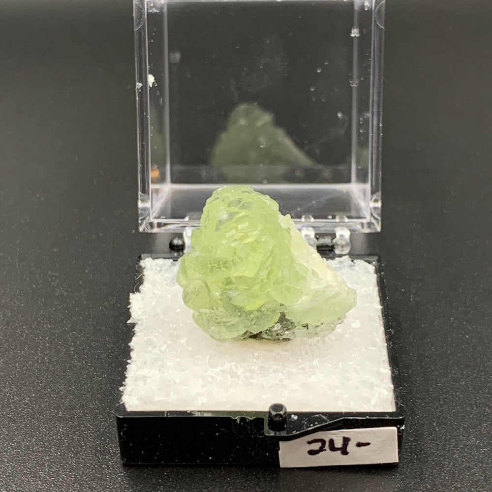 Prehnite #2 Thumbnail Specimen (Merelani Hills, Tanzania)