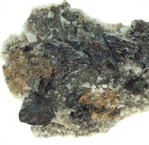 Sphalerite on Matrix Mineral Specimen Natural Crystal Cluster (Elmwood Mine, TN)