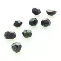 Garnet (1) Polished Shaped Facets Dodecahedral Tumbled Stone India