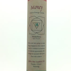 Money Red Root Chakra Energy Palm Wax Blend Essential Oils Scented Candle-Pillar or Jar