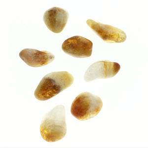 Citrine (1) Polished Tumbled Stone (Heat Enhanced)