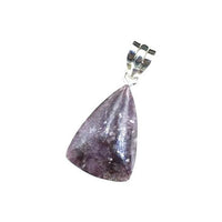Lepidolite Purple Mica Gemstone on Sterling Silver Pendant by Tim Grasso
