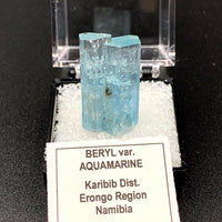 Aquamarine #18 Blue Beryl Thumbnail Specimen (Karibib, Erongo, Namibia)
