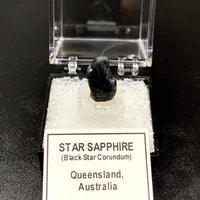 Star Sapphire #1 Black Corundum Thumbnail Specimen (Queensland, Australia)
