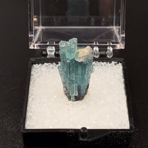 Indicolite #2 Blue Tourmaline Thumbnail Specimen (Minas Gerais, Brazil)