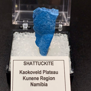 Shattuckite #6 Thumbnail Specimen (Kaokoveld Plateau, Namibia)