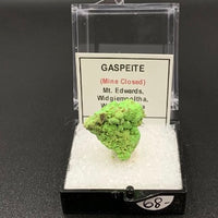 Gaspeite #4 Rare Thumbnail Specimen (Mt. Edwards Mine, Western Australia)
