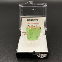 Gaspeite #3 Rare Thumbnail Specimen (Mt. Edwards Mine, Western Australia)
