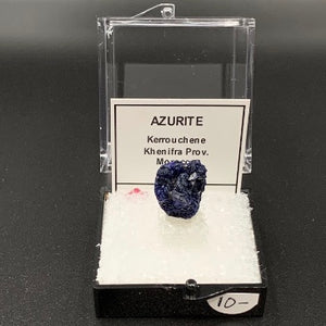 Azurite #11 Thumbnail Specimen (Kerrouchene, Morocco)