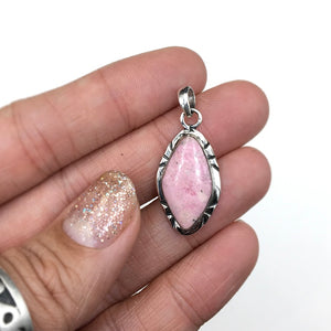 Rhodonite Colorado Silverton Gemstone on Sterling Silver Pendant