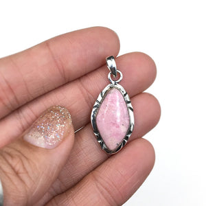 Rhodonite Colorado Silverton Gemstone on Sterling Silver Pendant