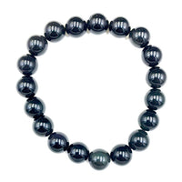 Rainbow Obsidian Gemstone Bead Stretch Elastic Stone Bracelet
