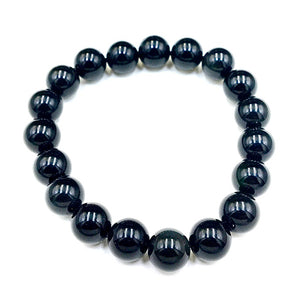 Rainbow Obsidian Gemstone Bead Stretch Elastic Stone Bracelet