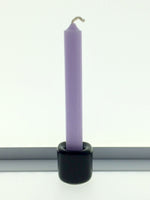 Mini Candleholder Ceramic-Black (Suitable for Mini Chime Candles--candle not included)
