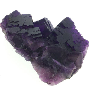 Fluorite Purple Cubic Crystals XL Cabinet Unpolished Crystal Cluster Cave-in-Rock Illinois USA