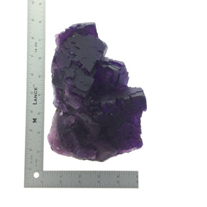 Fluorite Purple Cubic Crystals XL Cabinet Unpolished Crystal Cluster Cave-in-Rock Illinois USA