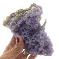 Grape Agate Chalcedony Stalactite Sections Crystals Cabinet Unpolished Crystal Cluster Indonesia
