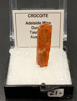 Crocoite #2 (Adelaide Mine, Tasmania)
