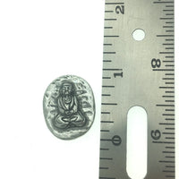 Buddha Pocket Charm Lead-free Pewter Stone
