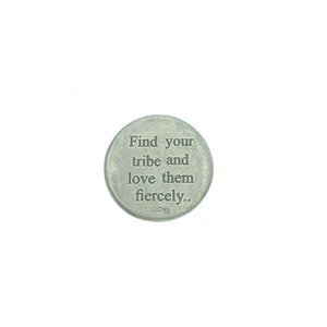 Sisterhood of Women Pocket Charm Lead-free Pewter Stone