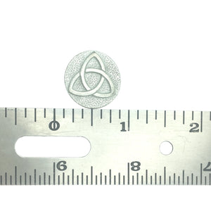 Triquetra Pocket Charm Lead-free Pewter Stone