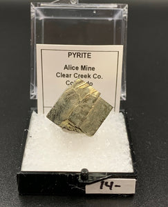 Pyrite #3 Thumbnail Specimen (Alice Mine, CO, USA)