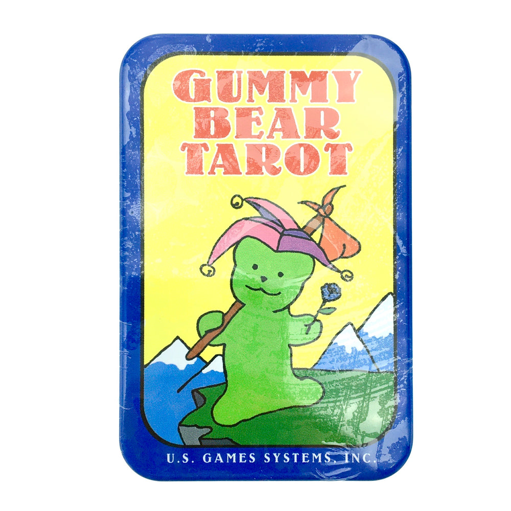 Gummy Bear Tarot Deck in a Tin (Pocket Sized Travel Tarot Deck)
