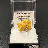 Pyromorphite #5 Thumbnail Specimen (Bunker Hill Mine, Shoshone Co., Idaho)