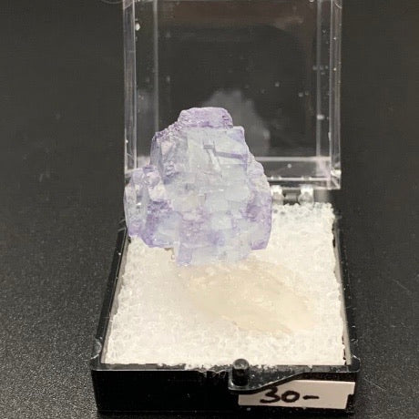 Natural High quality ladder-like purple store fluorite crystal specimens,yaogangxian #Q177