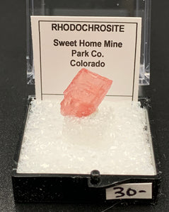 Rhodochrosite #3 Thumbnail Specimen (Sweet Home Mine, CO)