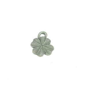 Shamrock Pocket Charm Lead-free Pewter Stone