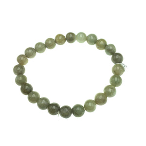 Jade Gemstone Bead Stretch Elastic Stone Bracelet