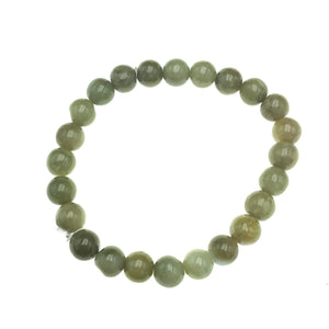 Jade Gemstone Bead Stretch Elastic Stone Bracelet