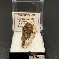 Astrophyllite #9 Thumbnail Specimen (Khibiny Massif, Russia)