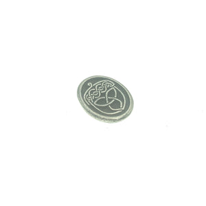 Acorn Celtic Knot Pocket Charm Lead-free Pewter Stone