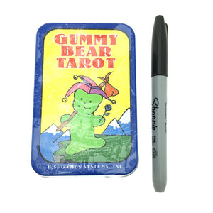 Gummy Bear Tarot Deck in a Tin (Pocket Sized Travel Tarot Deck)