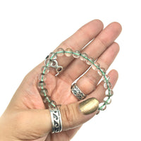 Phantom Quartz Gemstone Bead Stretch Elastic Stone Bracelet
