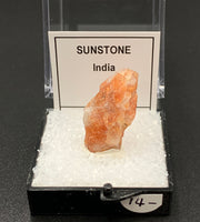 Sunstone #3 Raw Thumbnail Specimen (India)
