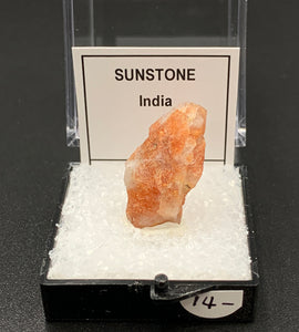 Sunstone #3 Raw Thumbnail Specimen (India)