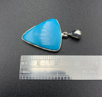 Kingman Turquoise #15 Natural Sterling Silver Pendant
